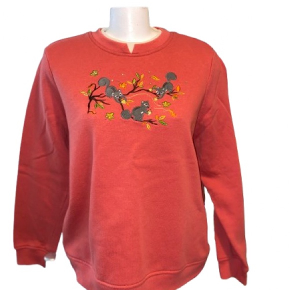 💙 Breckenridge Pink Squirrel Crewneck Sweatshirt Size L